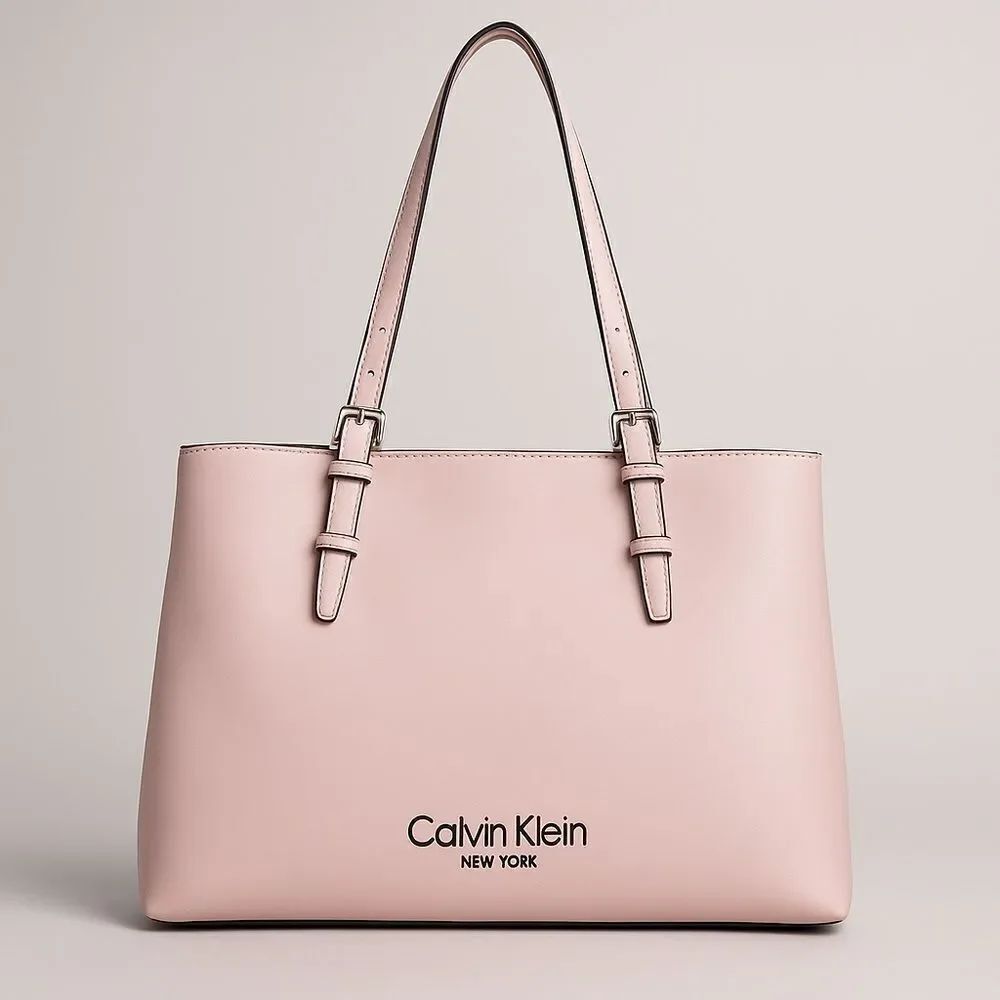 💖 Calvin Klein Blush Pink Tote Bag NWOT 💖